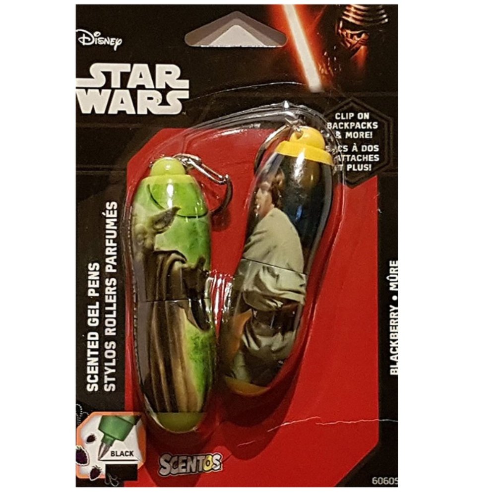 Blackberry Scented Gel Pens STAR WARS with Clip